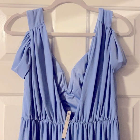 ASOS Dusty blue - Greek style dress NWT - Picture 7 of 9